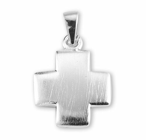 Small Sterling Silver Cross - Image 2