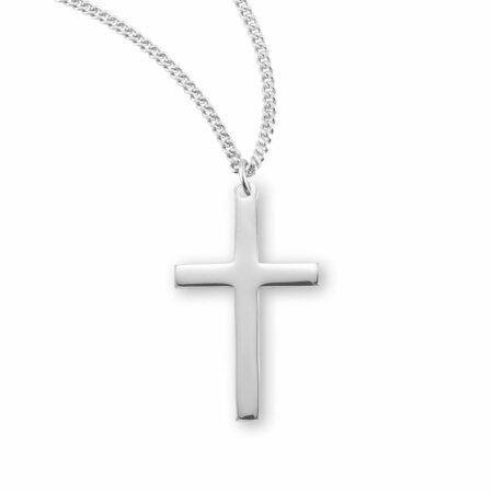 High Polished Sterling Silver Cross