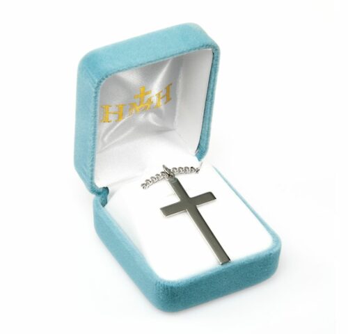 Sterling Silver High Polished Cross - Image 3