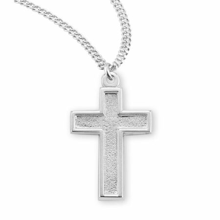 Sterling Silver Hammered Cross