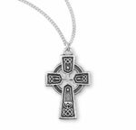 Sterling Silver Irish Celtic cross Pendant