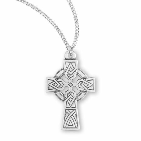 Sterling Silver Irish Celtic cross Pendant