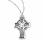 Sterling Silver Irish Celtic cross Pendant