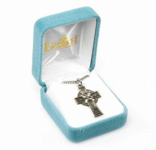 Sterling Silver Irish Celtic cross Pendant - Image 3