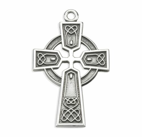 Sterling Silver Irish Celtic cross Pendant - Image 2