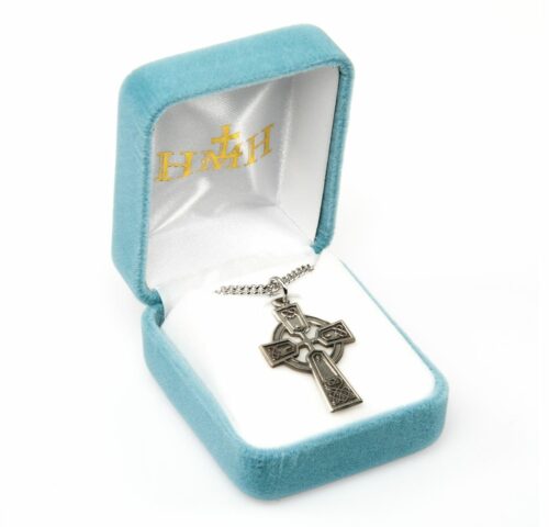 Sterling Silver Irish Celtic cross Pendant - Image 3