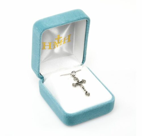 Flare tipped Sterling Silver Crucifix - Image 3