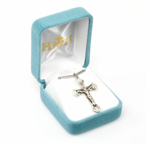 Fine Flared Sterling Silver Crucifix - Image 3