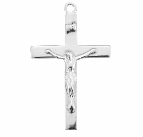 Sterling Silver High Polished Crucifix - Image 2