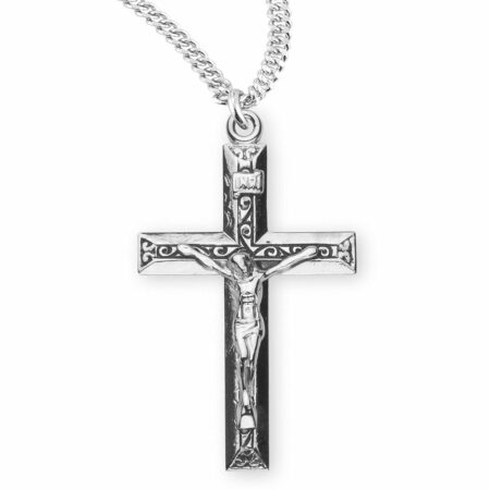 Sterling Silver High Polished Crucifix