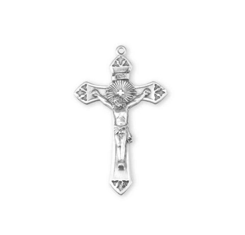 Cross Burst Sterling Silver Crucifix - Image 2