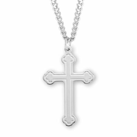 Sterling Silver Fancy Cross