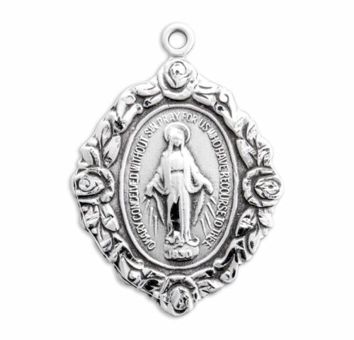 Sterling Silver Miraculous Medal - Image 2