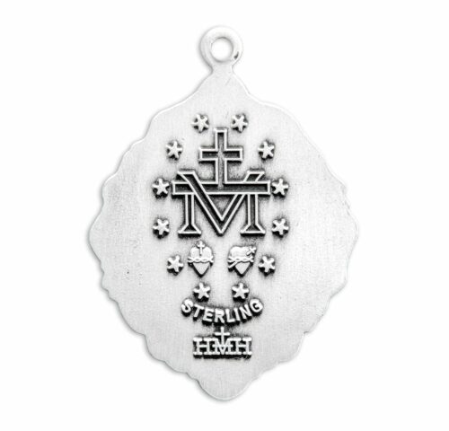 Sterling Silver Miraculous Medal - Image 3