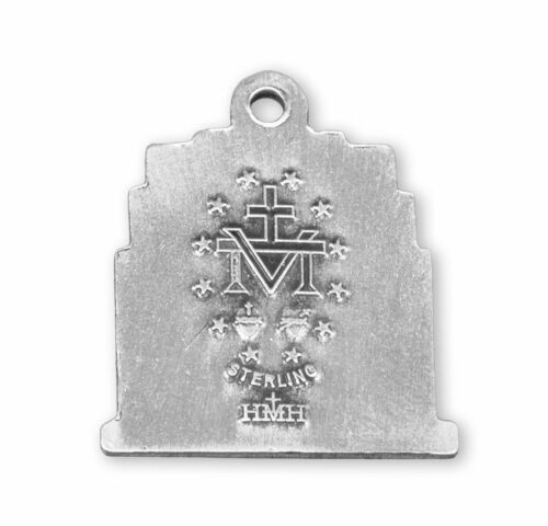 Sterling Silver Multi-Step Miraculous Medal - Image 3