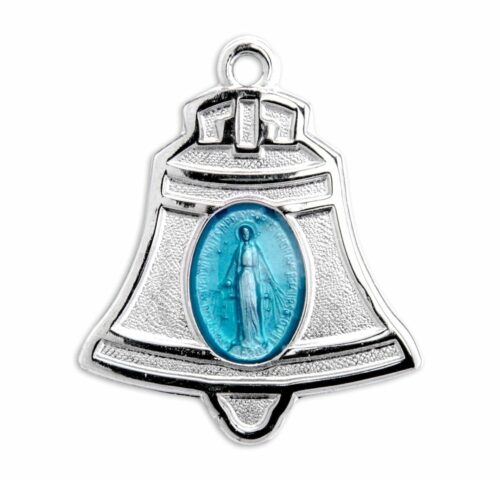 Sterling Silver Bell Miraculous Medal - Image 2