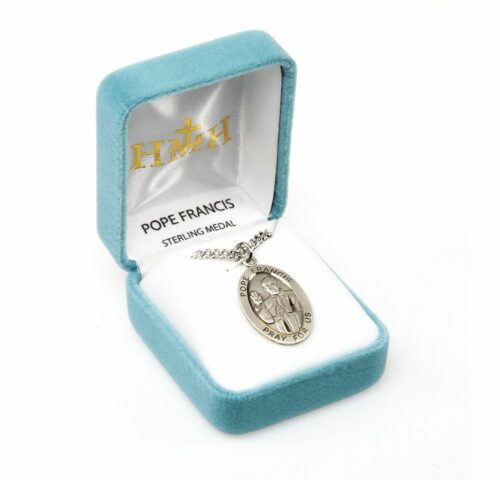 Pope Francis Oval Sterling Silver Medal - Image 4