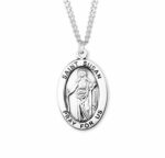 Patron Saint Susan Oval Sterling Silver Medal