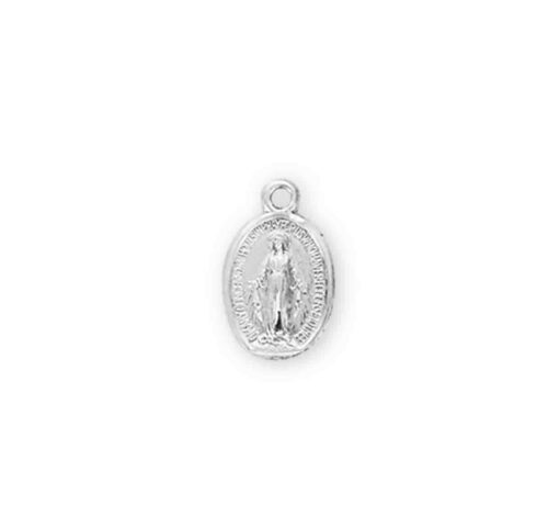 Sterling Silver Oval Miraculous Medal - Image 2