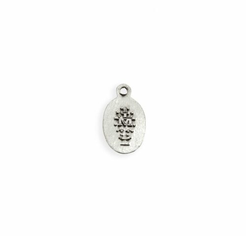 Sterling Silver Oval Miraculous Medal - Image 3