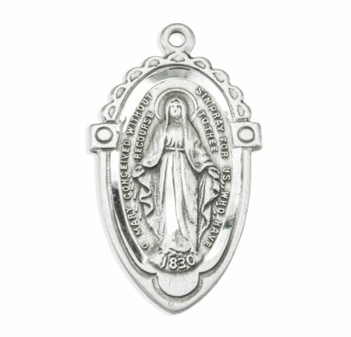 Sterling Silver Miraculous Medal - Image 2