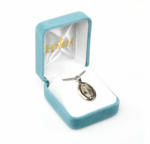 Sterling Silver Oval Miraculous Medal - Image 3