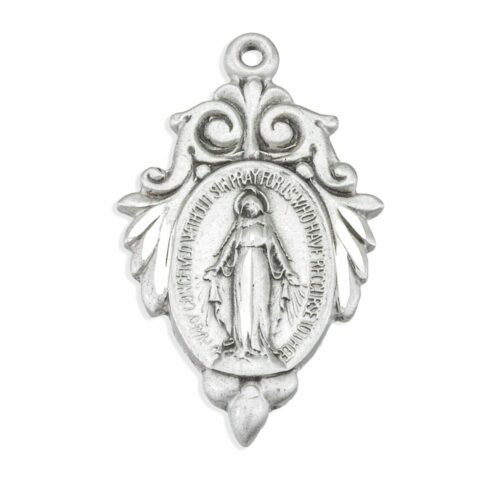 Sterling Silver Miraculous Medal - Image 2