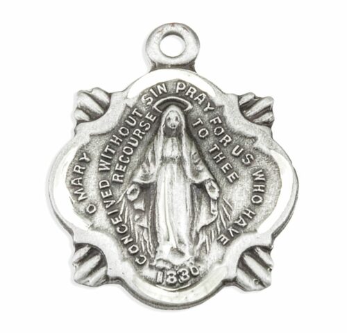 Sterling Silver Miraculous Medal - Image 2