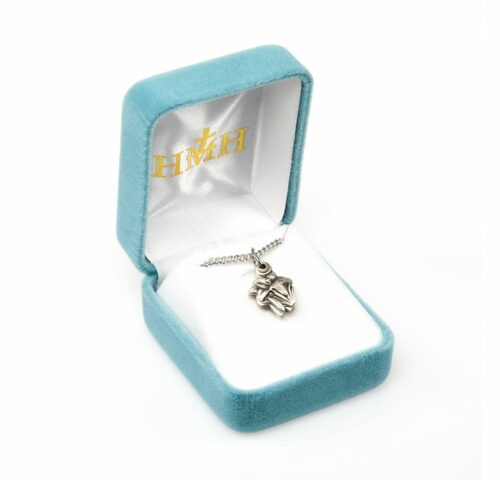 Sterling Silver Easter Lily Triple Slide Medal - Image 4