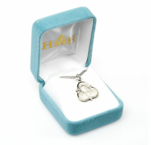 Sterling Silver Scapular Sacred Heart of Jesus - Image 3