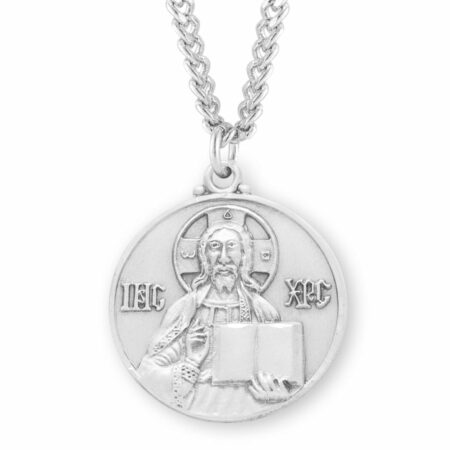 Christ the Teacher Round Sterling Silver Medal
