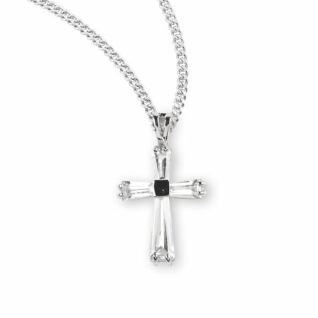 Crystal Cubic Zirconia "CZ" Cross Pendant