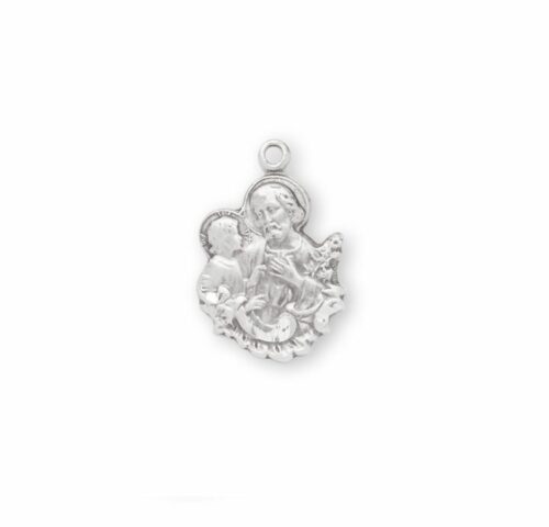 Saint Joseph Sterling Silver Medal - Image 2