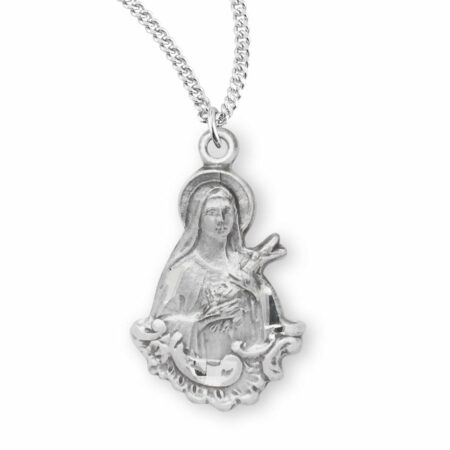 Saint Therese of Lisieux Sterling Silver Medal