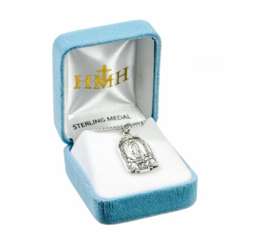 Sterling Silver Our Lady Of Fatima Arch Medal - Image 3