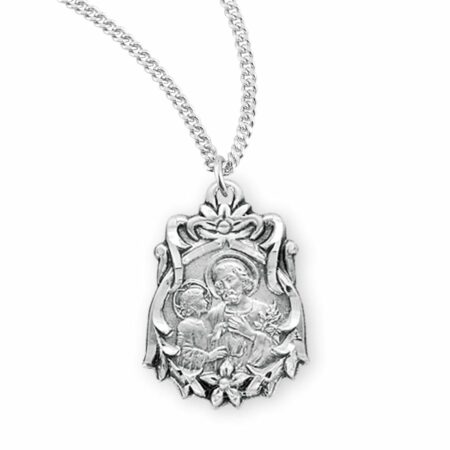 Sterling Silver Saint Joseph Medal