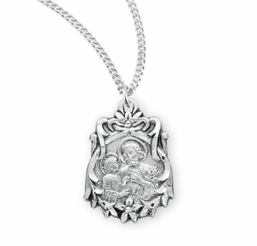 Sterling Silver Saint Joseph Medal