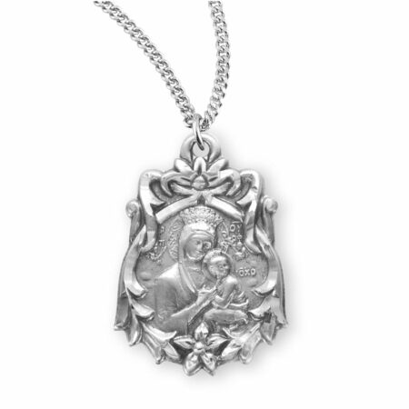 Our Lady of Perpetual Help Sterling Silver Medal