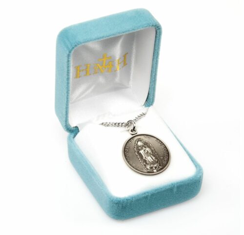 Our Lady of Guadalupe Round Sterling Silver Medal - Image 3