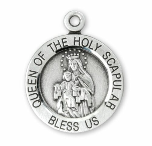 Sterling Silver Holy Scapular Medal - Image 2