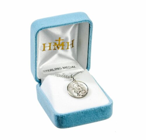Our Lady of Perpetual Help Round Sterling Silver Medal - Image 4