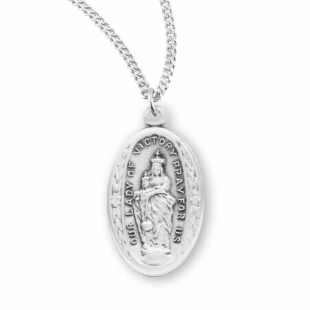 Our Lady of Victory Sterling Silver Medal