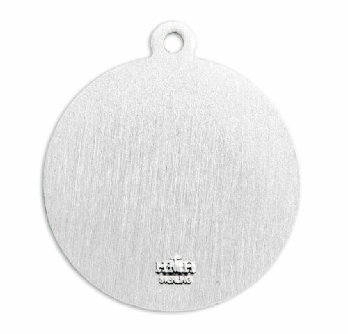 Saint Jude Round Sterling Silver Medal - Image 3