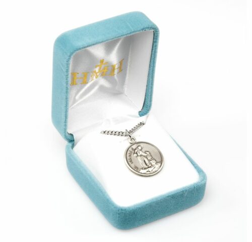 Saint Francis of Assisi Round Sterling Silver Medal - Image 3