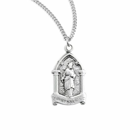 Christ Our King Sterling Silver Medal