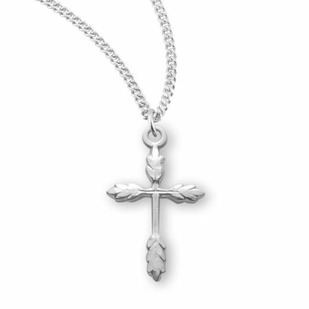 Sterling Silver Wheat Cross
