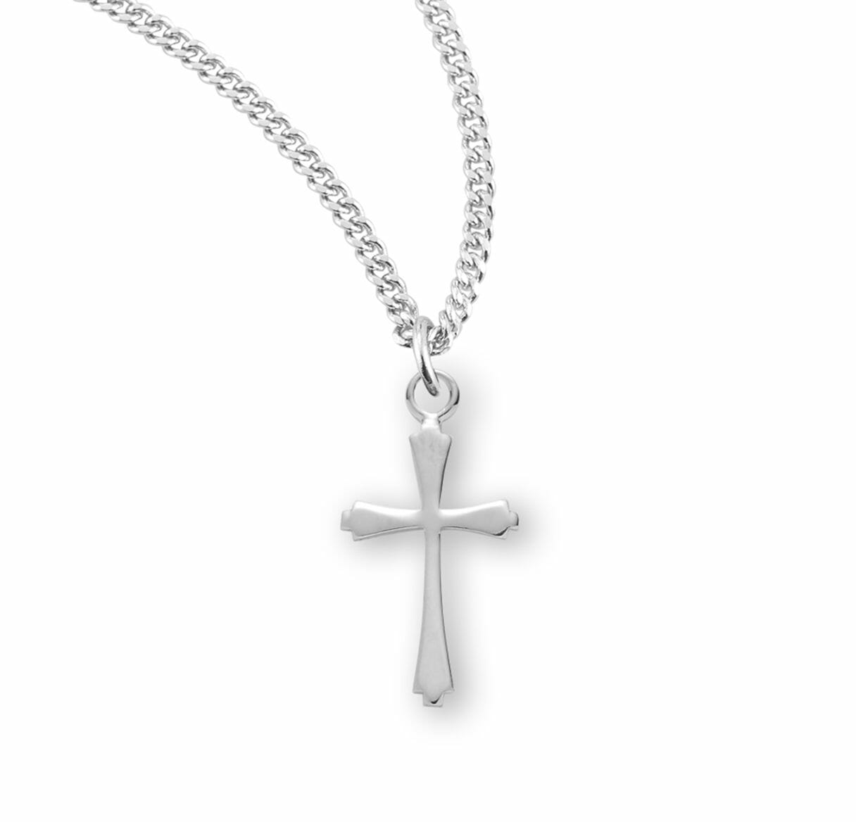 Sterling Silver Taper End Cross - Buy Religious Catholic Store