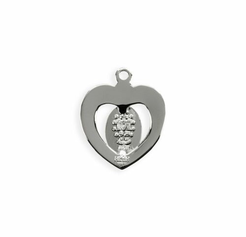 Sterling Silver Oval Two-Tone Miraculous Medal - Image 3