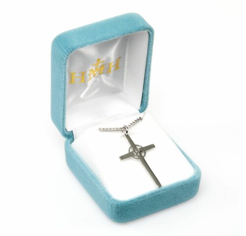 Sterling Silver Holy Spirit Cross - Image 3