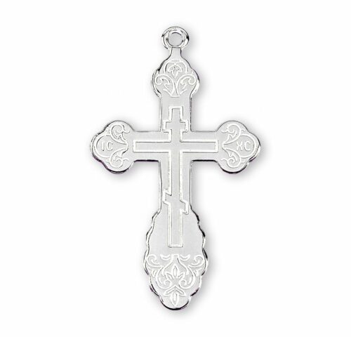 Sterling Silver Byzantine Cross - Image 2